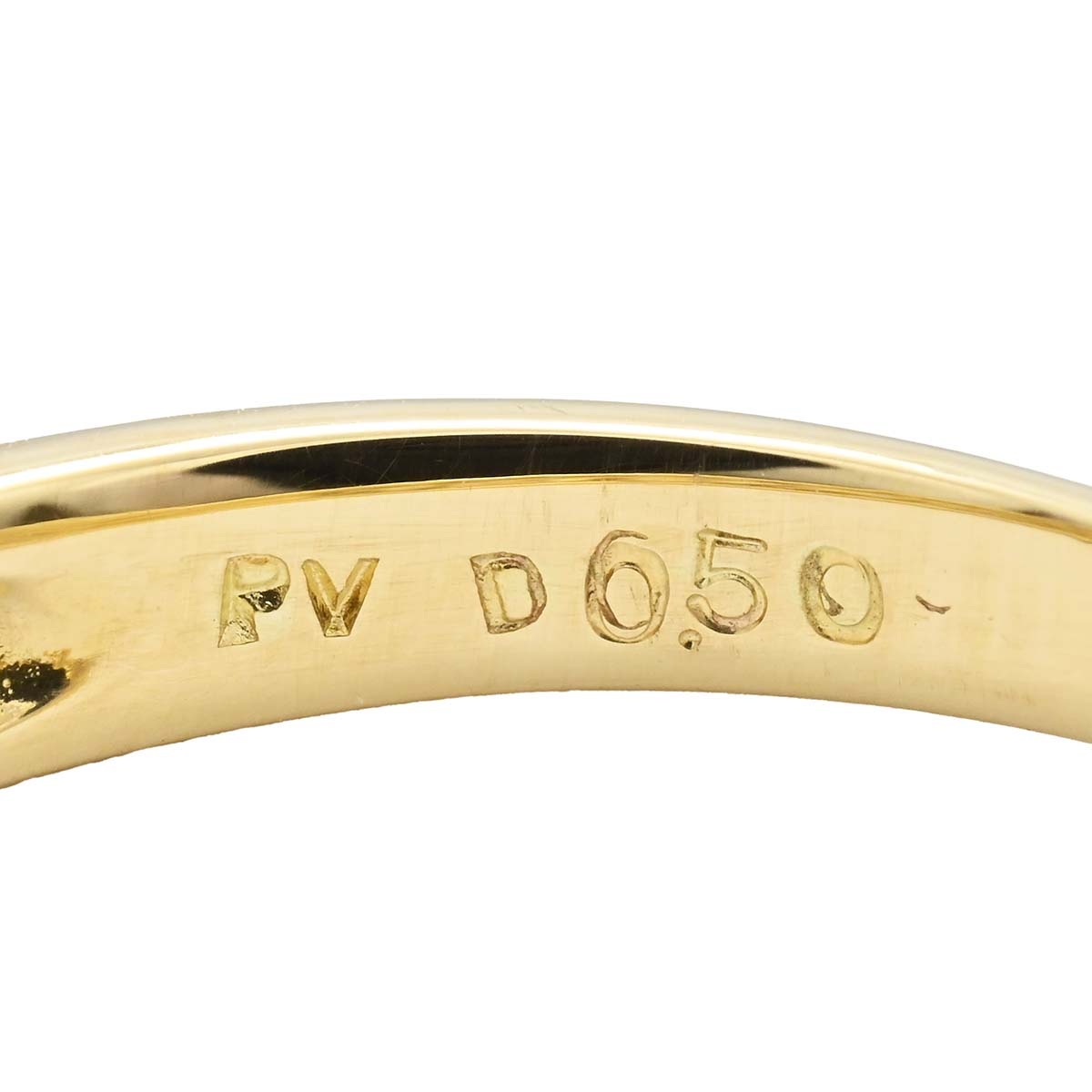ポンテヴェキオ PONTE VECCHIO K18YG イエローゴールド ダイヤ0.50ct リング 11号 レディース  3581