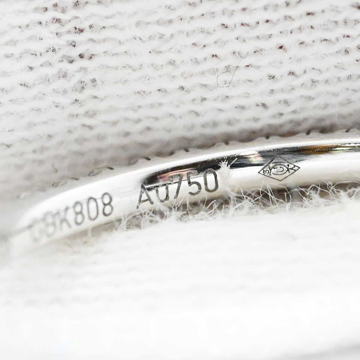 カルティエ CARTIER 750WG ホワイトゴールド エタンセル ドゥ カルティエウエディング リング 48号 レディース  3413