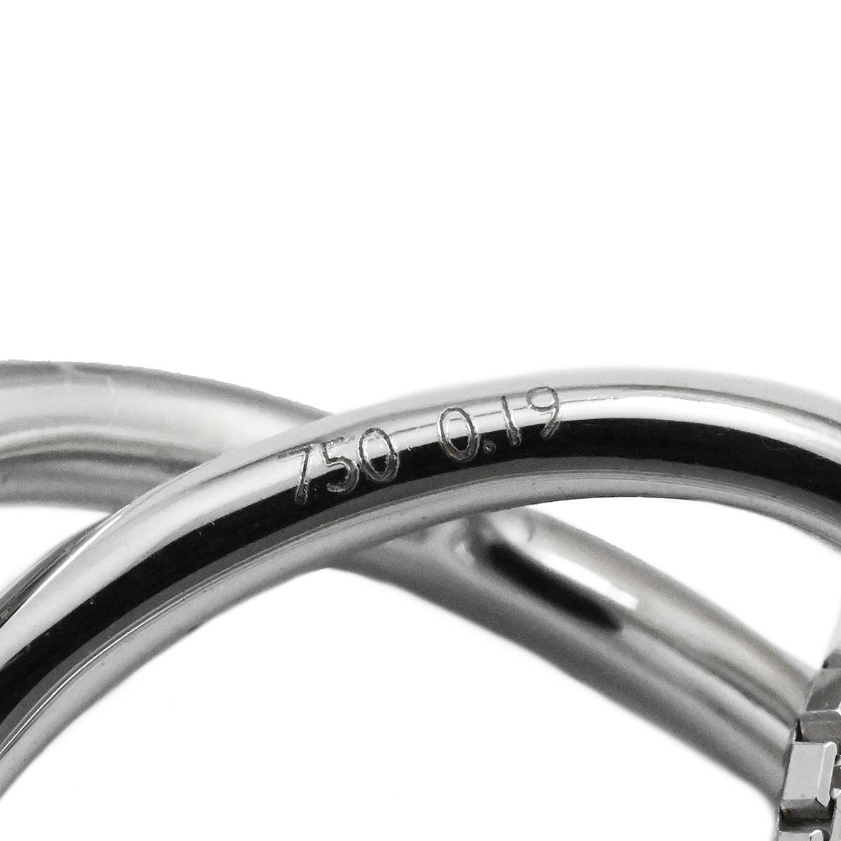 タサキ TASAKI K18WG ホワイトゴールド ダイヤ 0.19ct ネックレス レディース  3660