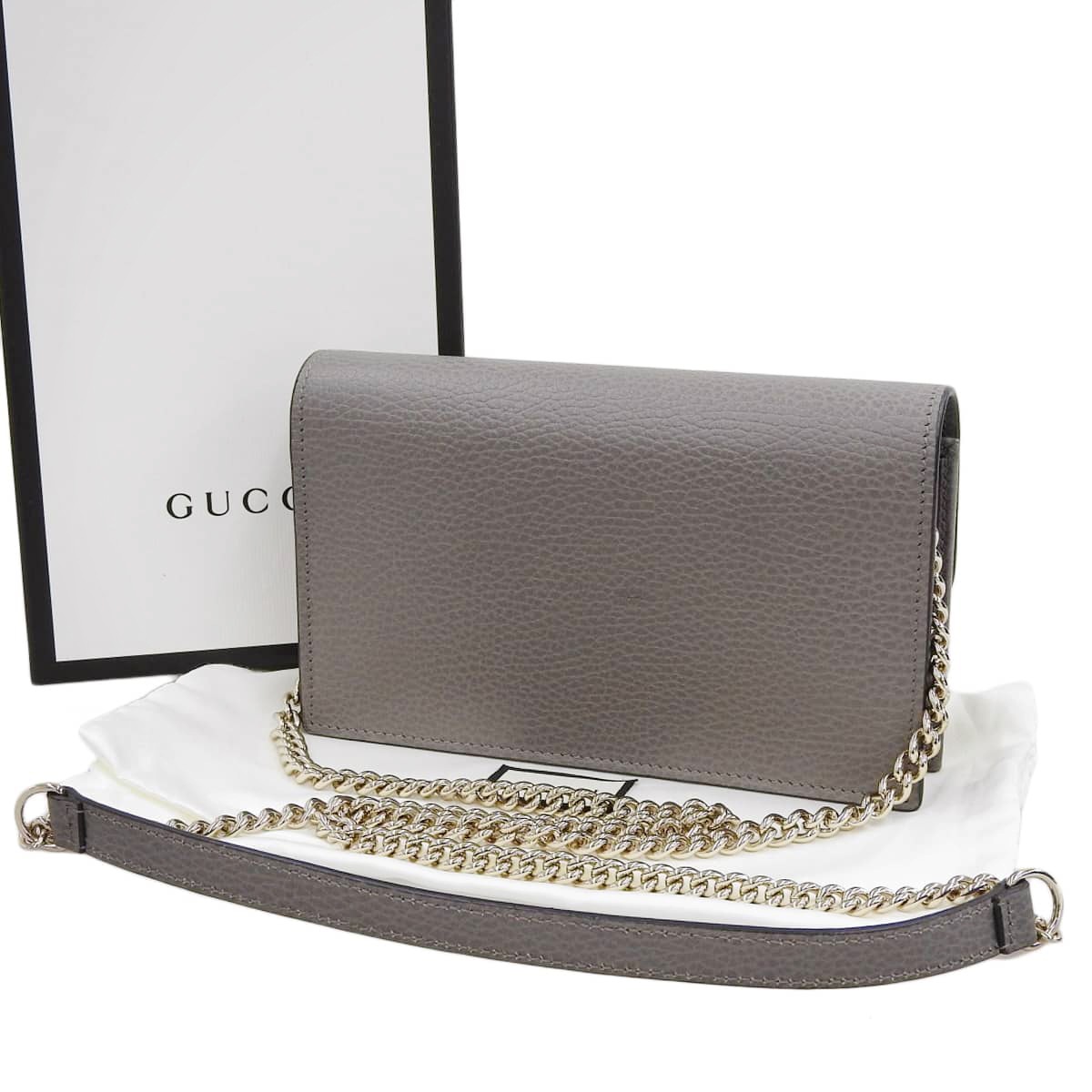 グッチ GUCCI インターロッキング チェーンウォレット ななめ掛け