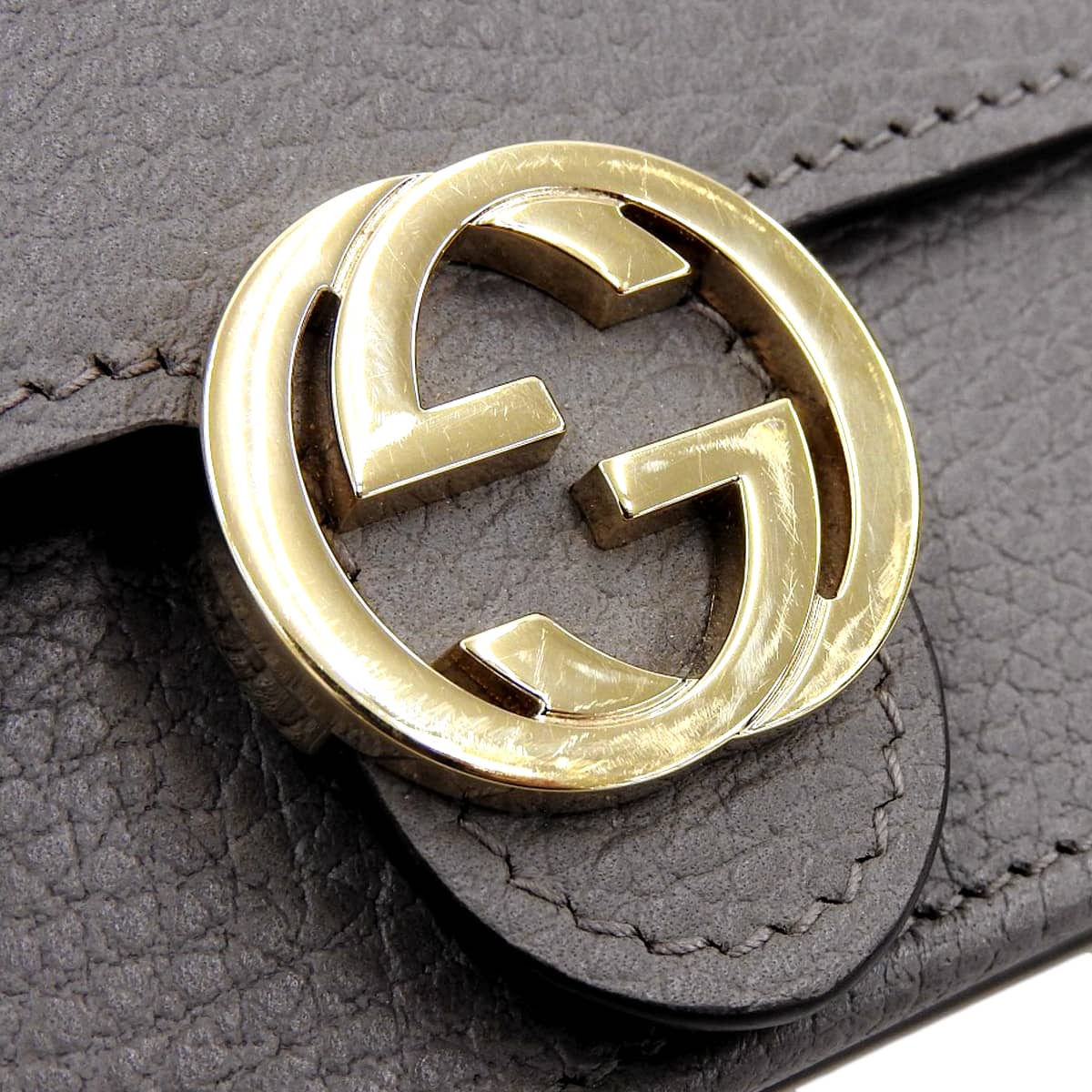 GUCCI チェーンウォレット グッチ GUCCI インターロッキング チェーンウォレット ななめ掛け