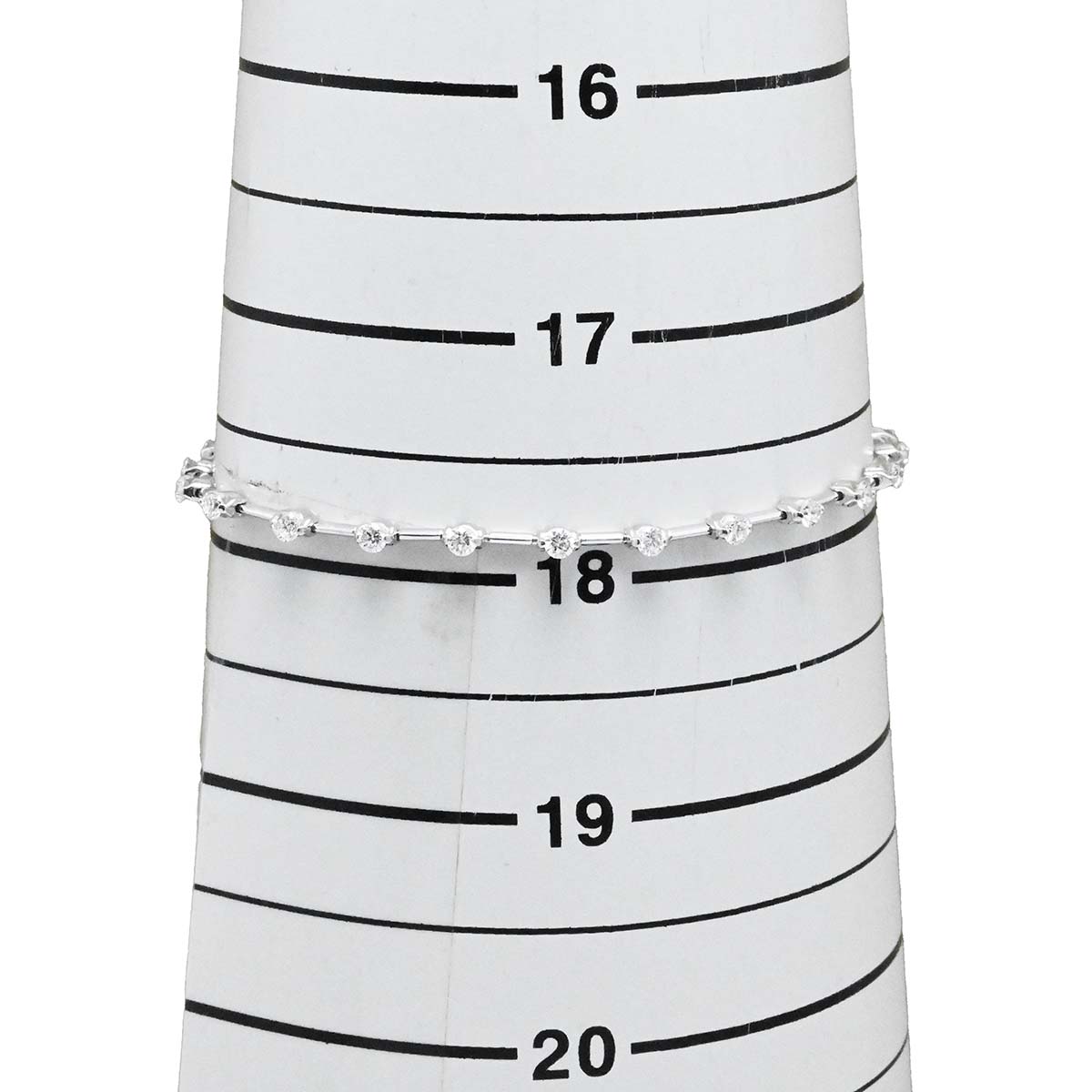 デビアス De Beers 750ＷG ホワイトゴールド ダイヤ1.25ct ブレスレットレディース  3661