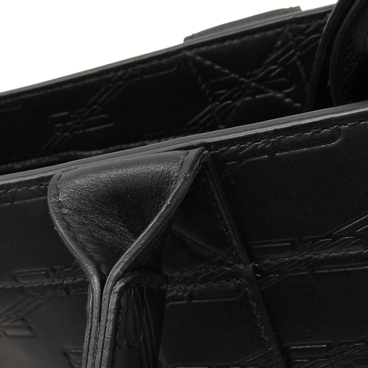 バレンシアガ BALENCIAGA ハードウェア 2WAYバッグ ハンドバッグ ショルダーバック ななめ掛け レザー ブラック レディース 4703