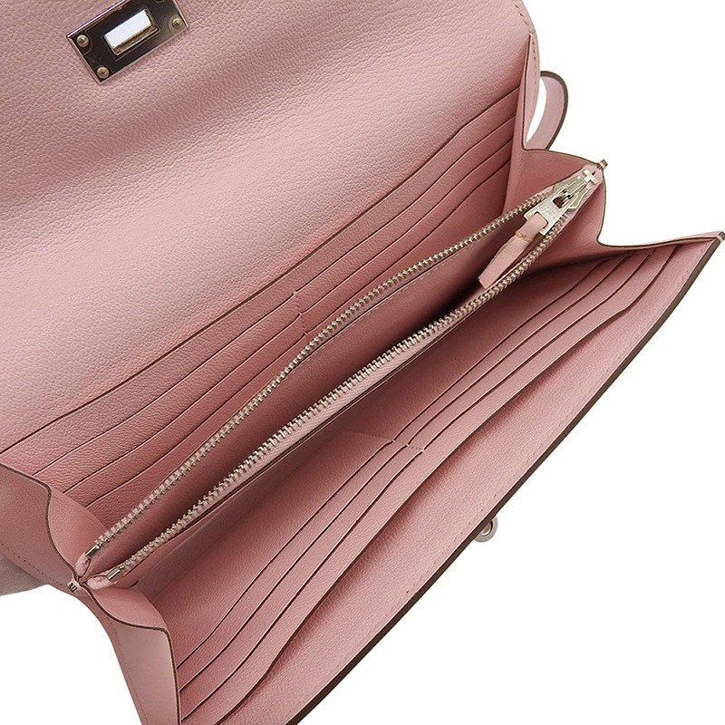 エルメス HERMES ケリーウォレット ポルテヴァリュル ロング ギリーズ