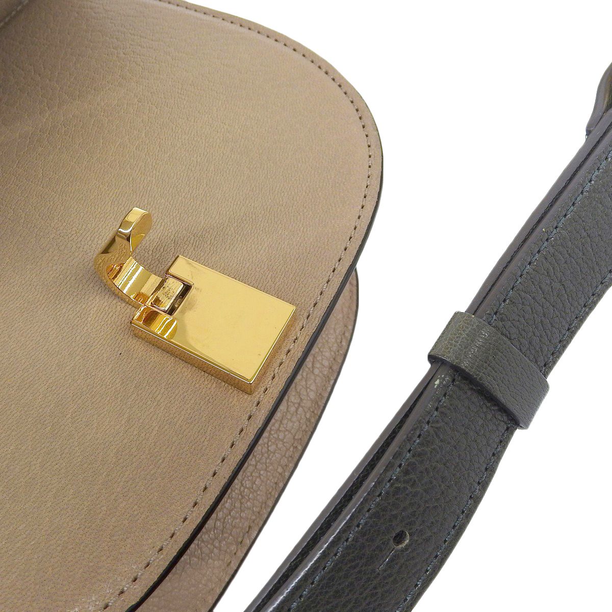 マルニ MARNI ミニ ショルダーバッグ レザー ベージュ系 レディース 4178