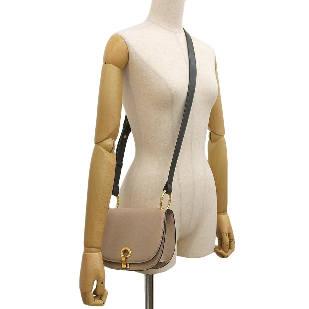 マルニ MARNI ミニ ショルダーバッグ レザー ベージュ系 レディース 4178