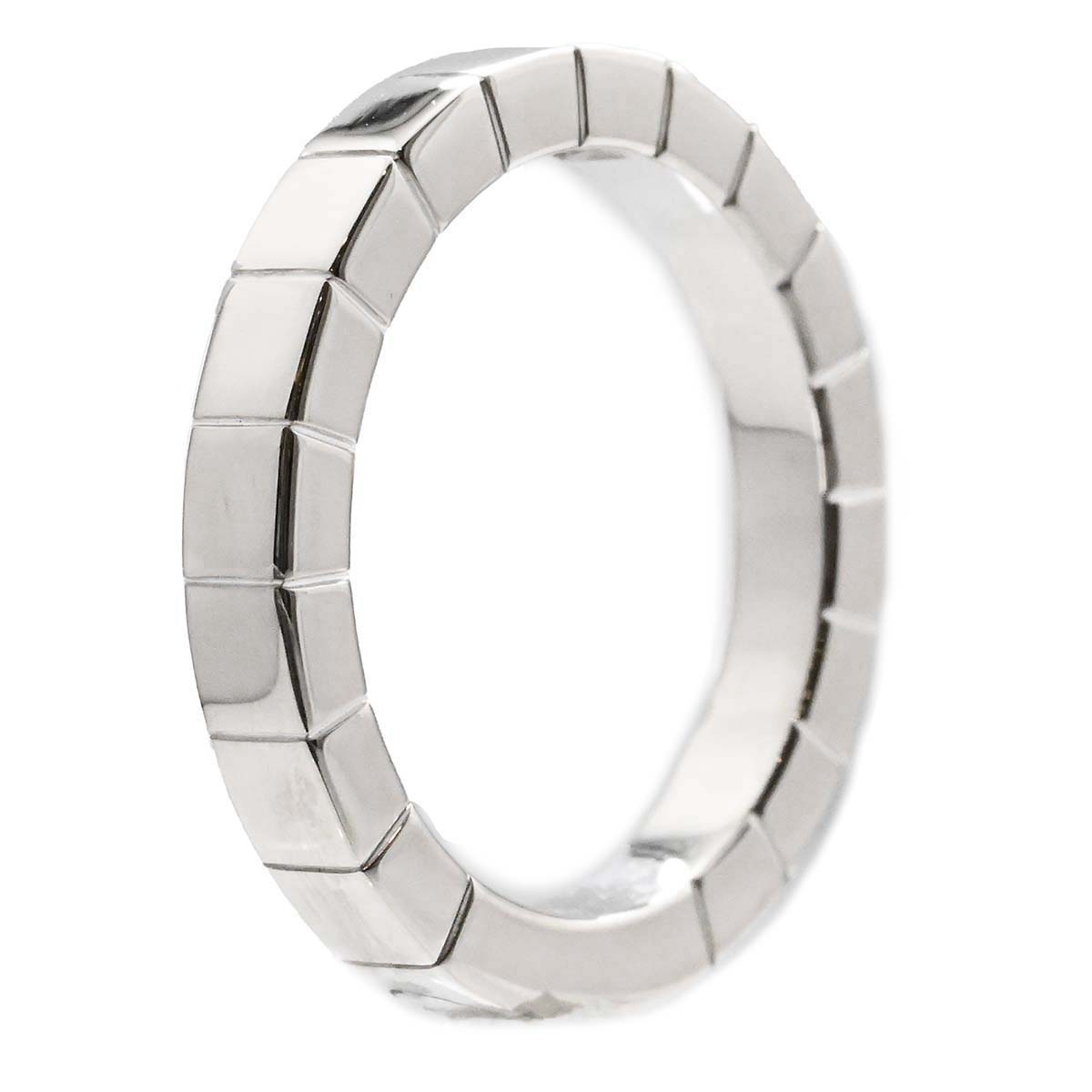 カルティエ CARTIER 750WG ホワイトゴールド ダイヤ1P ラニエール リング サイズ49 レディース  3563