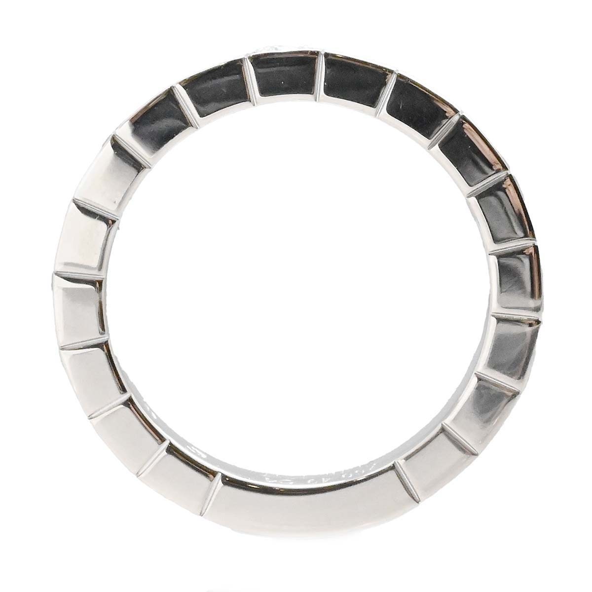 カルティエ CARTIER 750WG ホワイトゴールド ダイヤ1P ラニエール リング サイズ49 レディース  3563