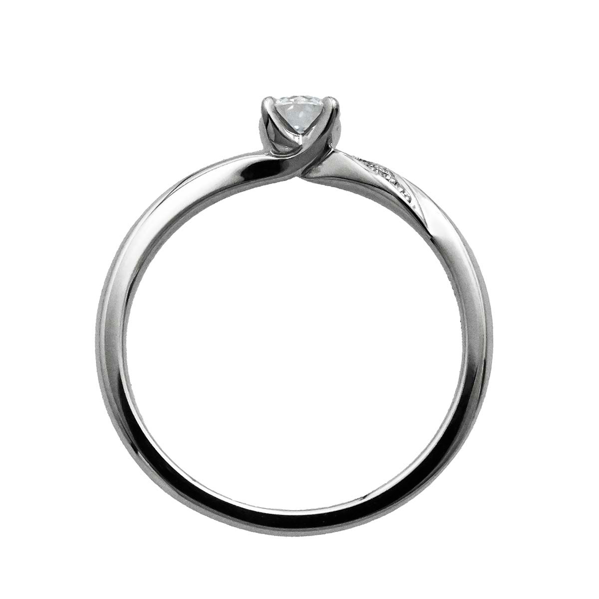 ニワカ 俄 NIWAKA Pt950 プラチナ ダイヤ0.24ct 木漏れ日 10号 レディース  3662