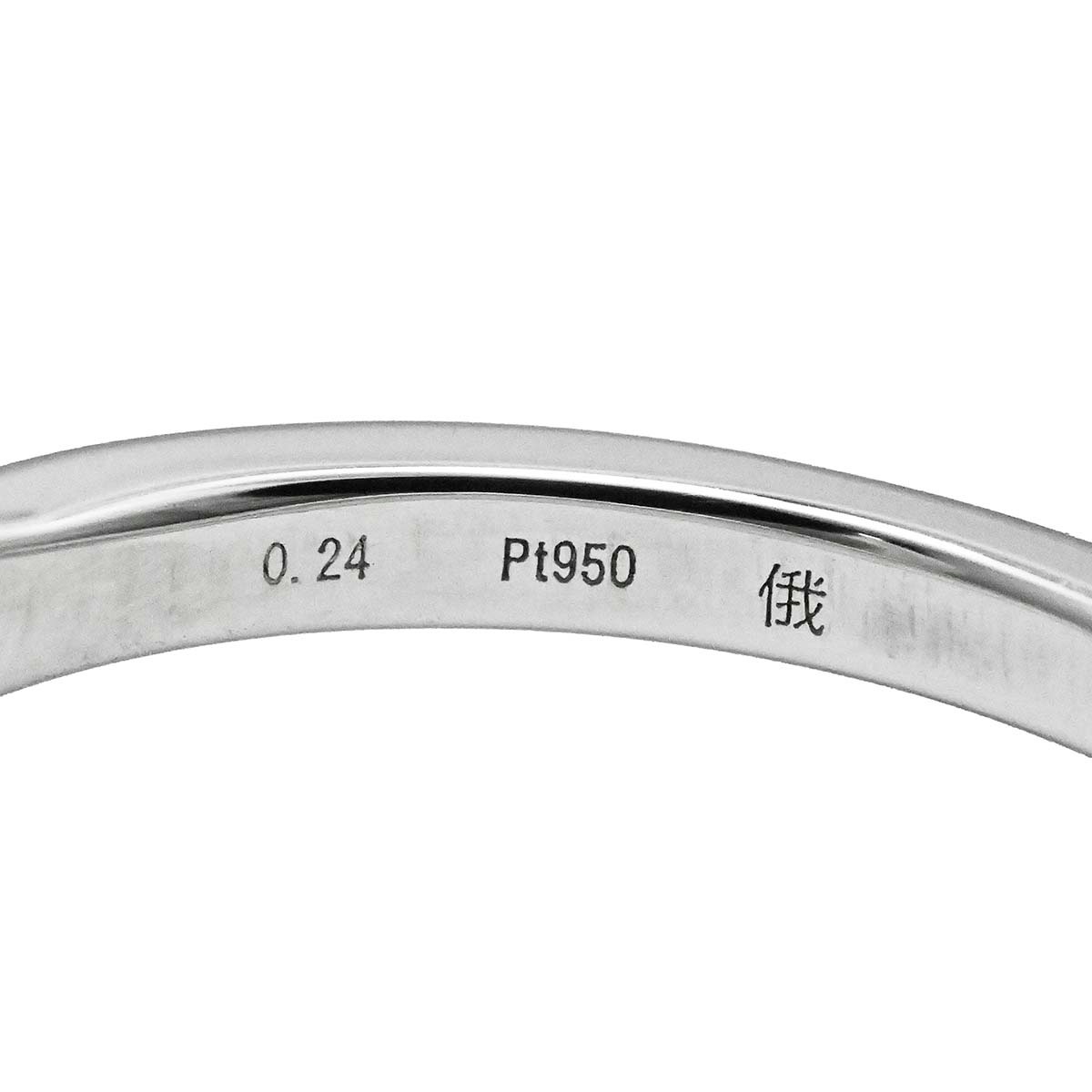 ニワカ 俄 NIWAKA Pt950 プラチナ ダイヤ0.24ct 木漏れ日 10号 レディース  3662