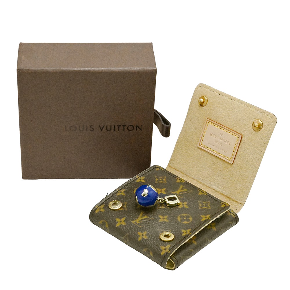ルイヴィトン LOUIS VUITTON 750YG イエローゴールド K18YG グローブ Earth 地球 チャーム ダイヤ1P ペンダントトップ レディース メンズ  2025