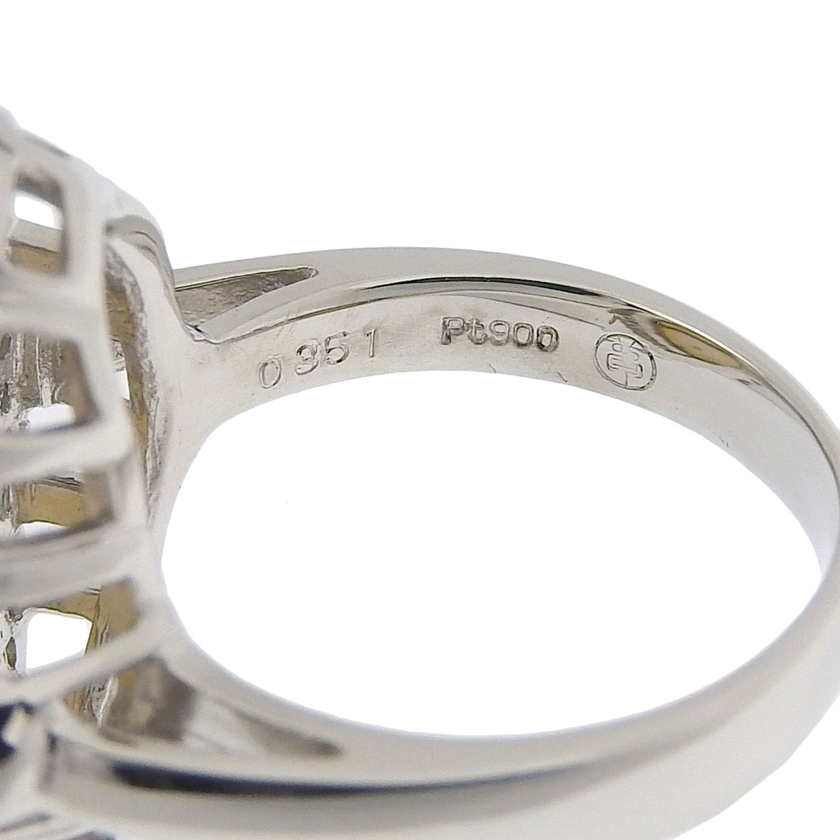 リング 指輪 プラチナ Pt900 オパール ダイヤモンド 0.351ct 11号 レディース 8718