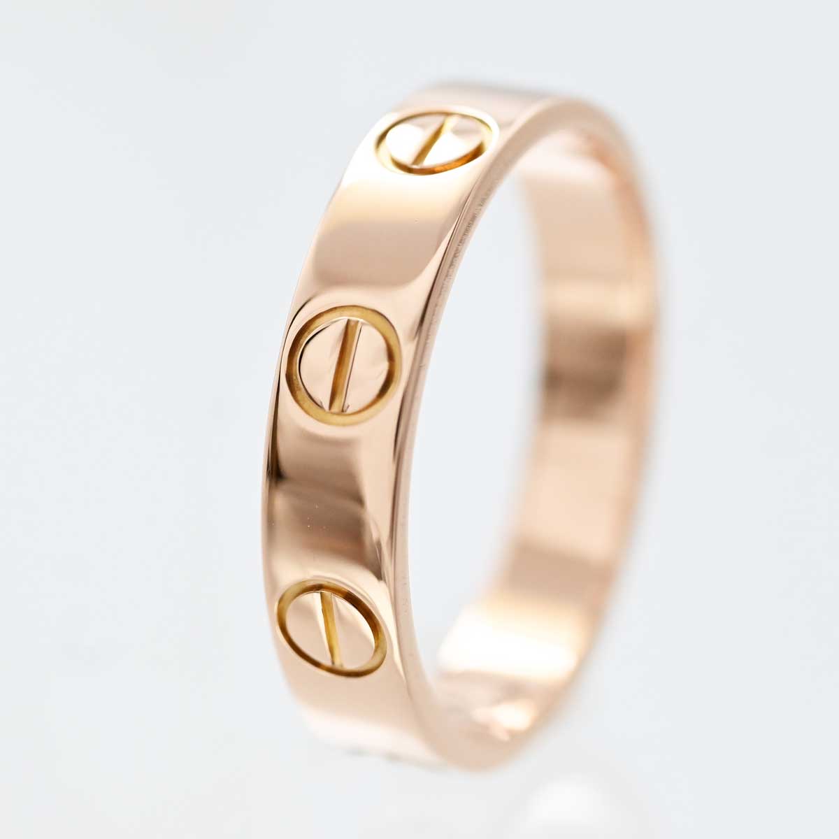 カルティエ CARTIER 750PG ピンクゴールド ミニラブリング 47号