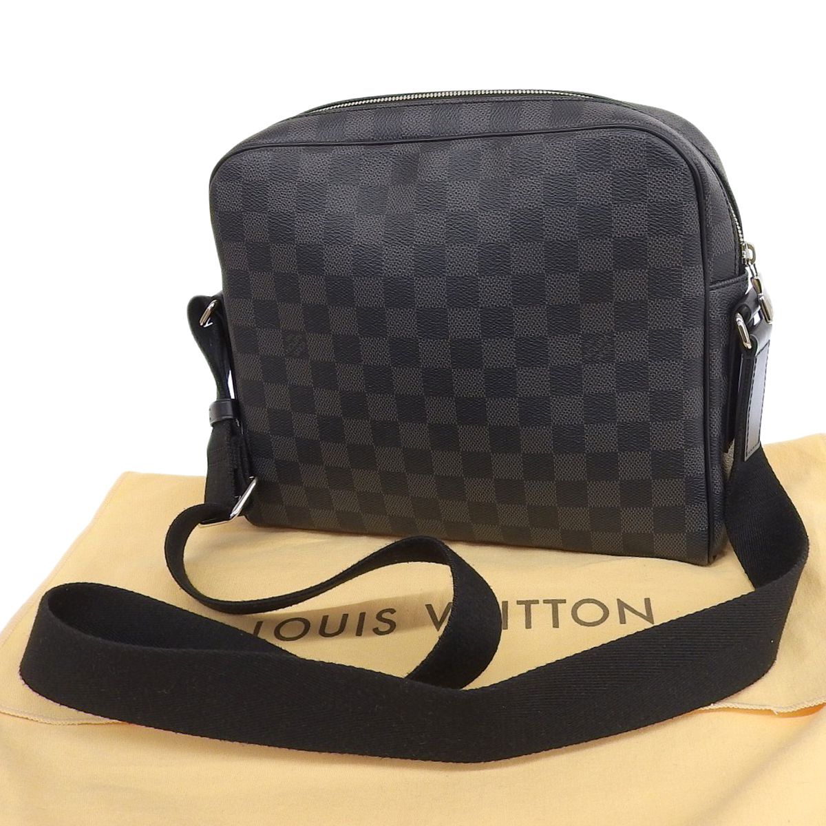 ルイヴィトン LOUIS VUITTON ダミエグラフィット ディトンPM ショルダーバッグ 斜め掛け メンズ N41408 4179