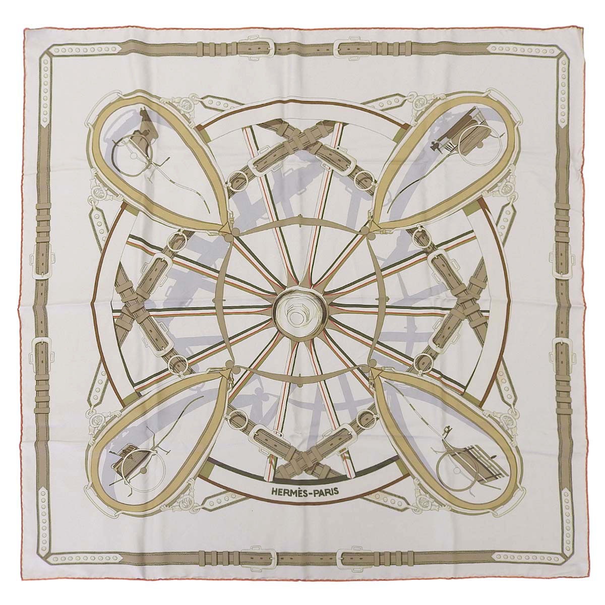 エルメス HERMES カレウォッシュ90 EN ROUE LIBRE 自由への車輪