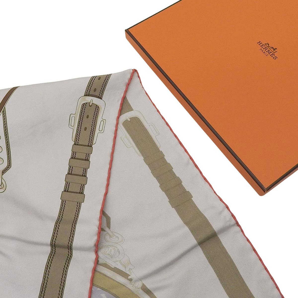 エルメス HERMES カレウォッシュ90 EN ROUE LIBRE 自由への車輪 スカーフ シルク グレー レディース 4752
