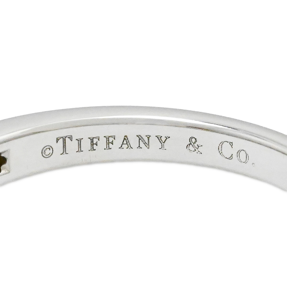 ティファニー TIFFANY & Co. PT950 プラチナ ダイヤ チャネルセッティング ハーフエタニティリング サイズ10号 レディース  2027