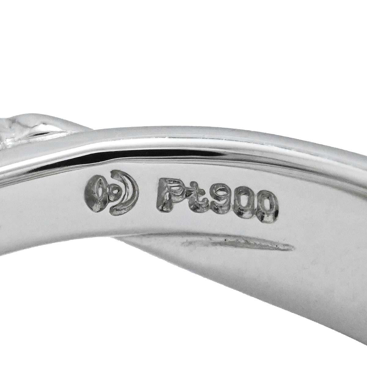 タサキ TASAKI Pt900 プラチナ ダイヤ0.31ct パール リング パール8.0ミリ あこやパール レディース 12号  3656