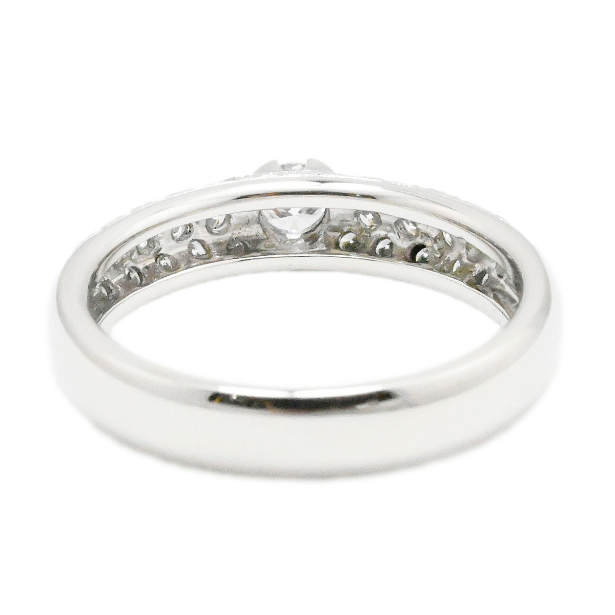 ミキモト MIKIMOTO Pt950 プラチナ ダイヤ0.40ct リング 10号 レディース  3788