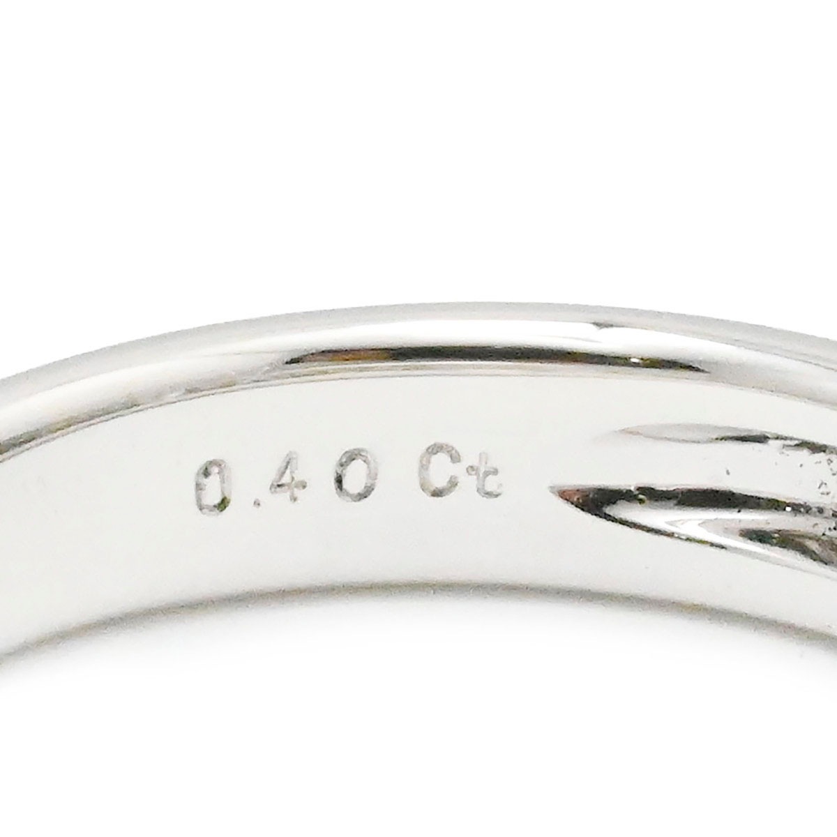 ミキモト MIKIMOTO Pt950 プラチナ ダイヤ0.40ct リング 10号 レディース  3788
