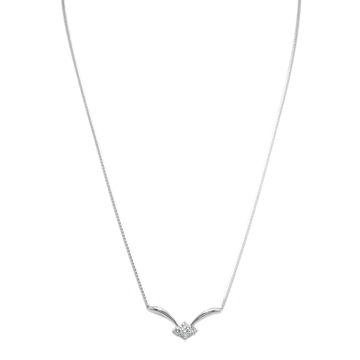 星の砂 HOSHINOSUNA PT900/850 ダイヤモンド0.28ct ネックレス レディース  3946