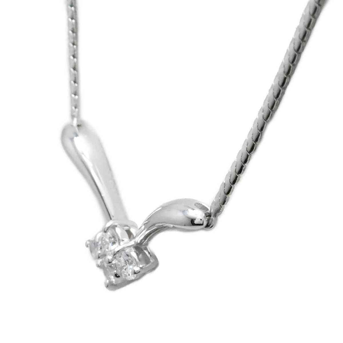 星の砂 HOSHINOSUNA PT900/850 ダイヤモンド0.28ct ネックレス レディース  3946