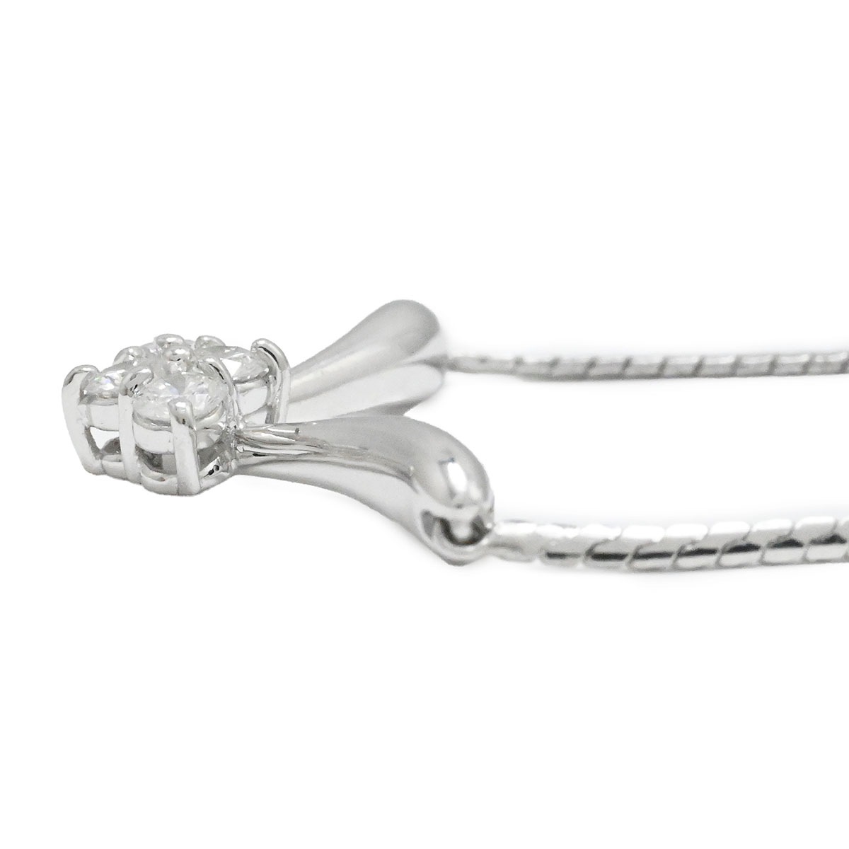 星の砂 HOSHINOSUNA PT900/850 ダイヤモンド0.28ct ネックレス レディース  3946