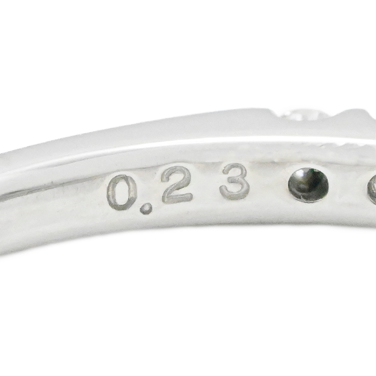 ヴァンドーム VENDOME PT900 プラチナ ダイヤ0.23ct ハーフダイヤ