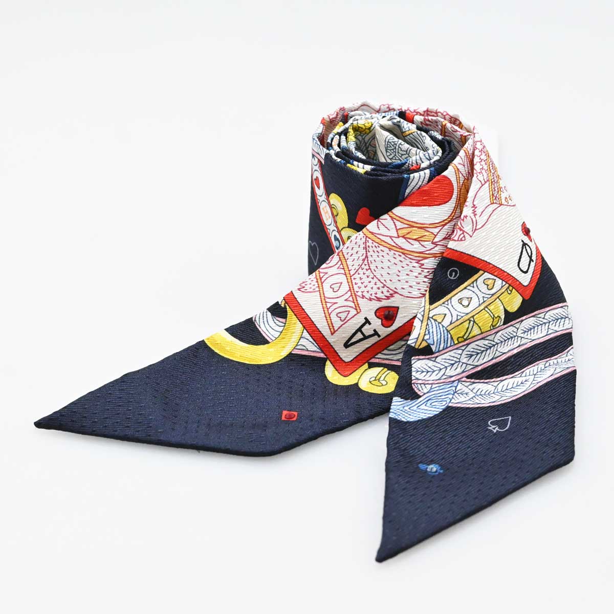 エルメス HERMES ツイリー ビジュー ピケ ハートのクイーン Dame de Coeur　レディース 3282