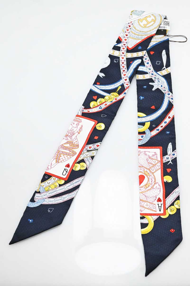 エルメス HERMES ツイリー ビジュー ピケ ハートのクイーン Dame de