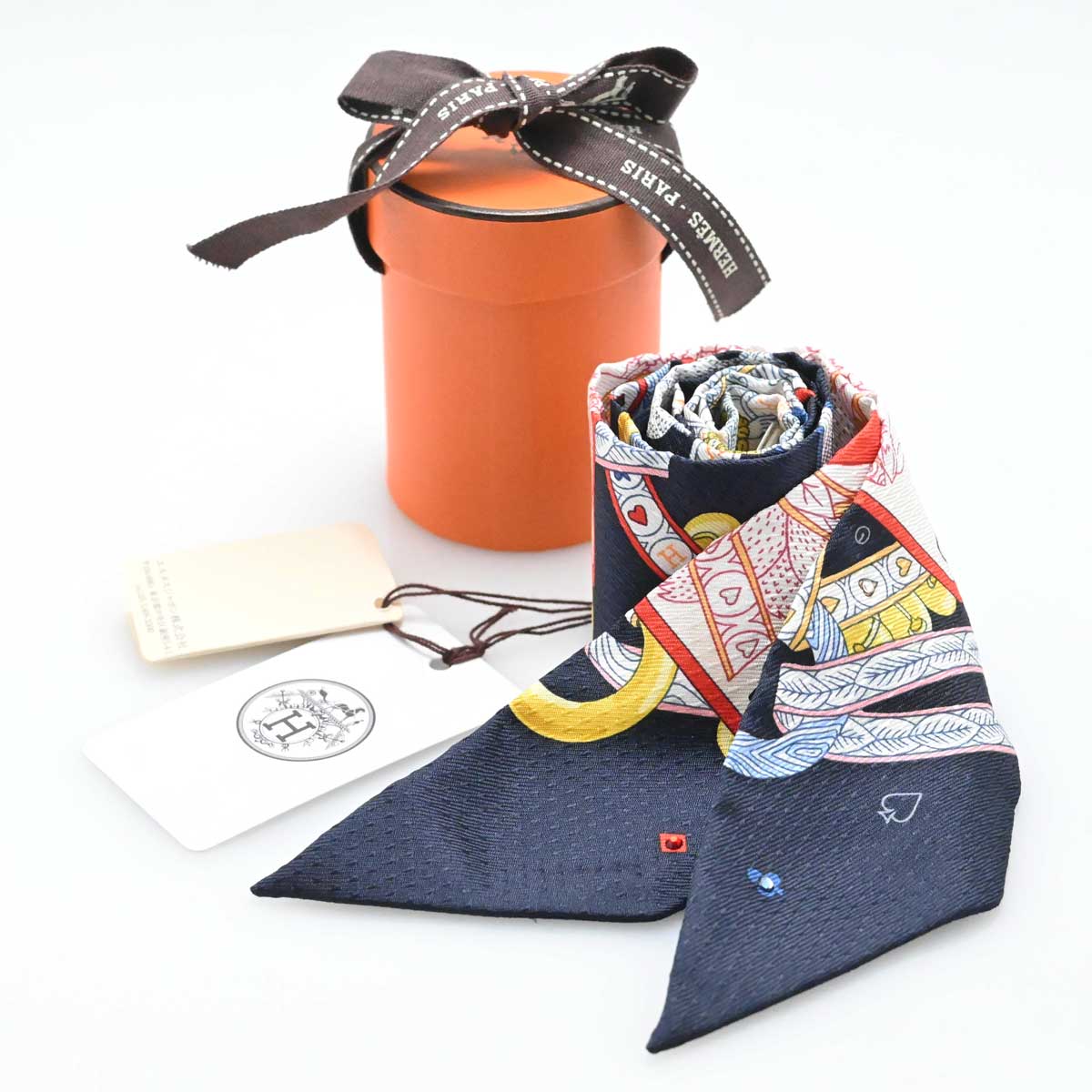 エルメス HERMES ツイリー ビジュー ピケ ハートのクイーン Dame de