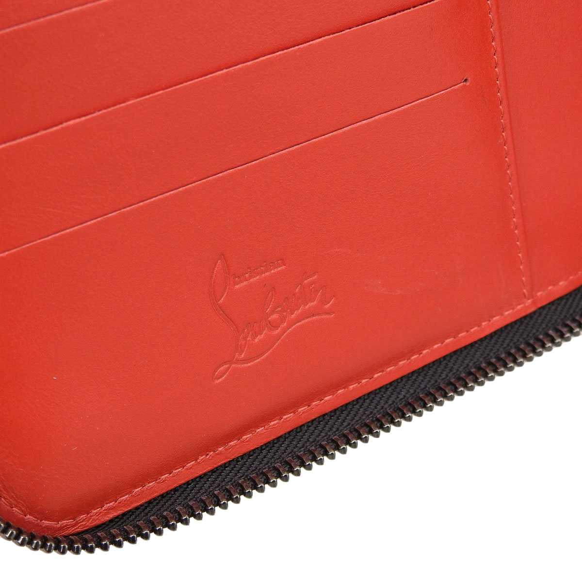 クリスチャンルブタン Christian Louboutin iPadミニケース スタッズ スパイク レザー ブラック メンズ レディース 8570