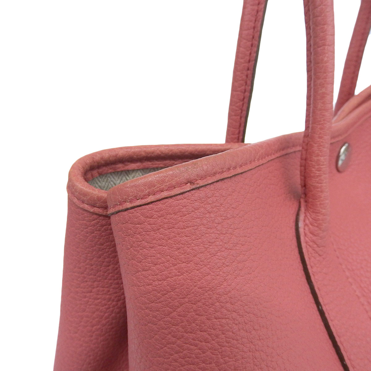 エルメス HERMES ガーデンパーティTPM ハンドバッグ ネゴンダ ブーゲンビリアシルバー金具 レディース □O刻印 8722