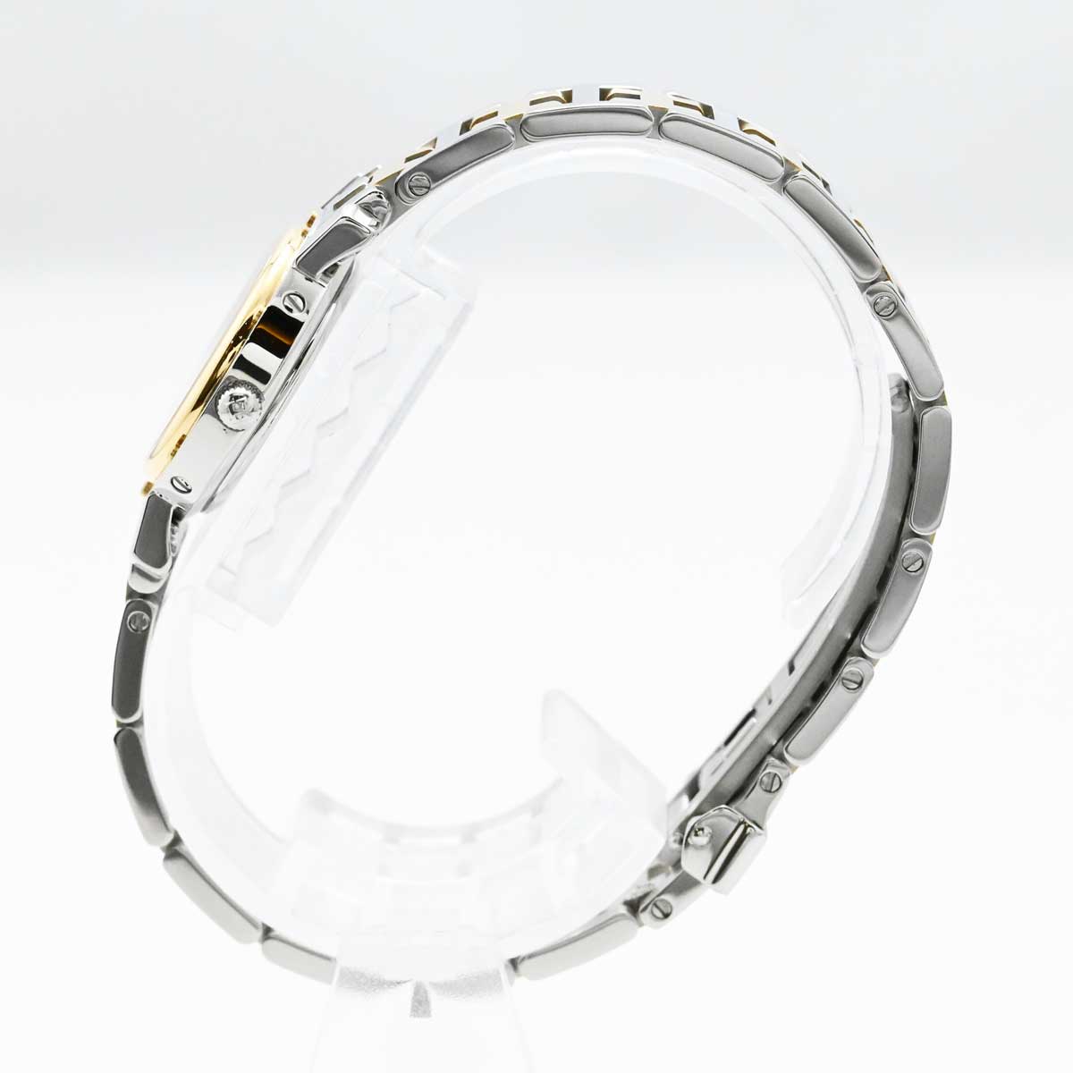 エルメス HERMES クリッパー コンビ CL4.220 レディース クォーツ デイト ホワイト文字盤 SS×GP CL4.220 3426