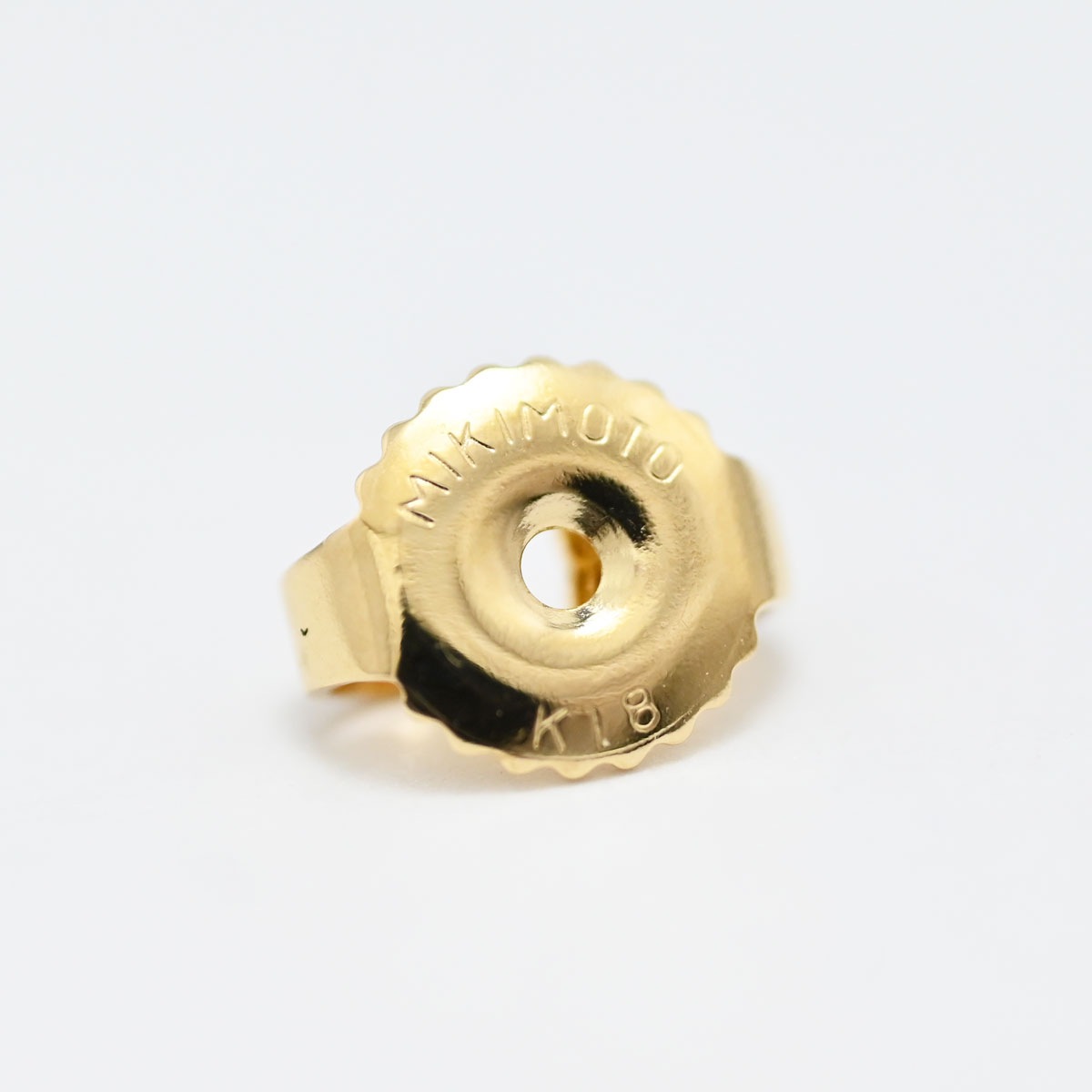 ミキモト MIKIMOTO K18YG イエローゴールド ダイヤ ピアス