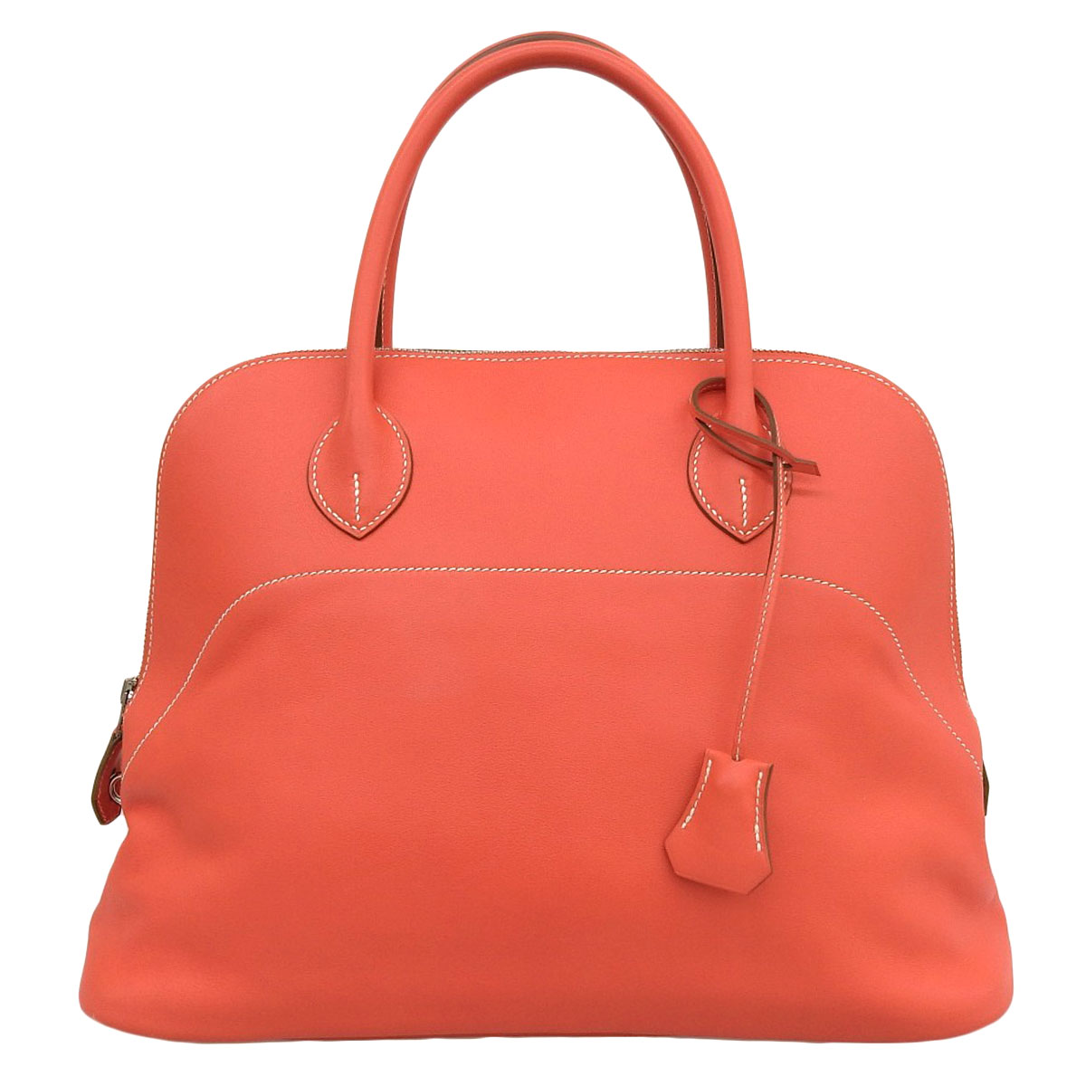 エルメス HERMES ボリードリラックス ハンドバッグ ヴォー ローズジャイプール レディース □P刻印2012年 8573