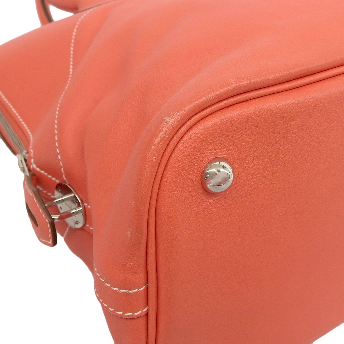 エルメス HERMES ボリードリラックス ハンドバッグ ヴォー ローズジャイプール レディース □P刻印2012年 8573