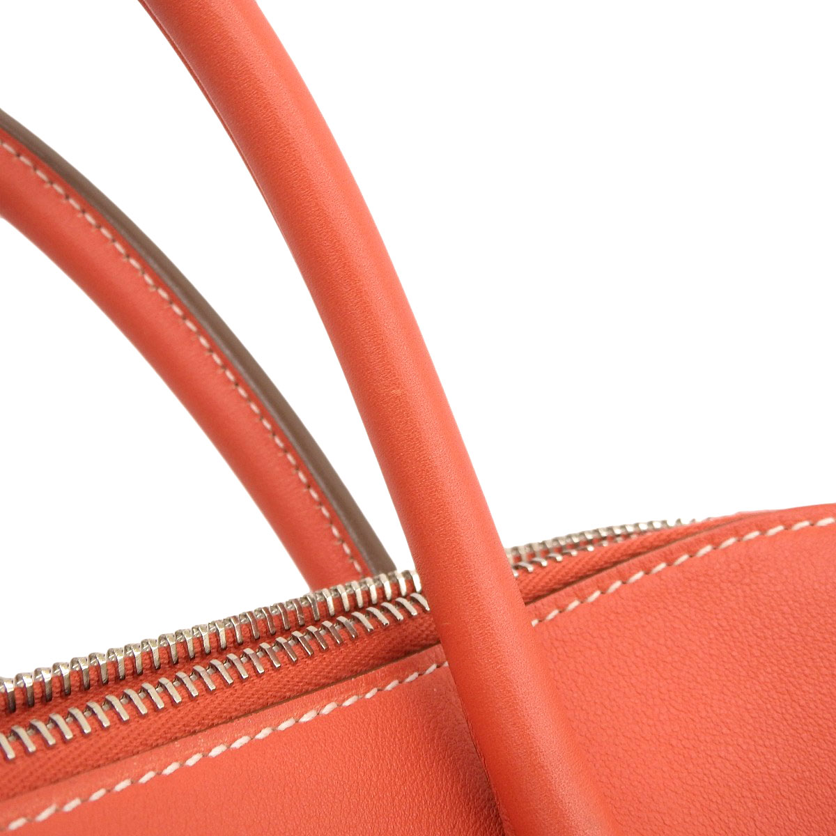 エルメス HERMES ボリードリラックス ハンドバッグ ヴォー ローズジャイプール レディース □P刻印2012年 8573