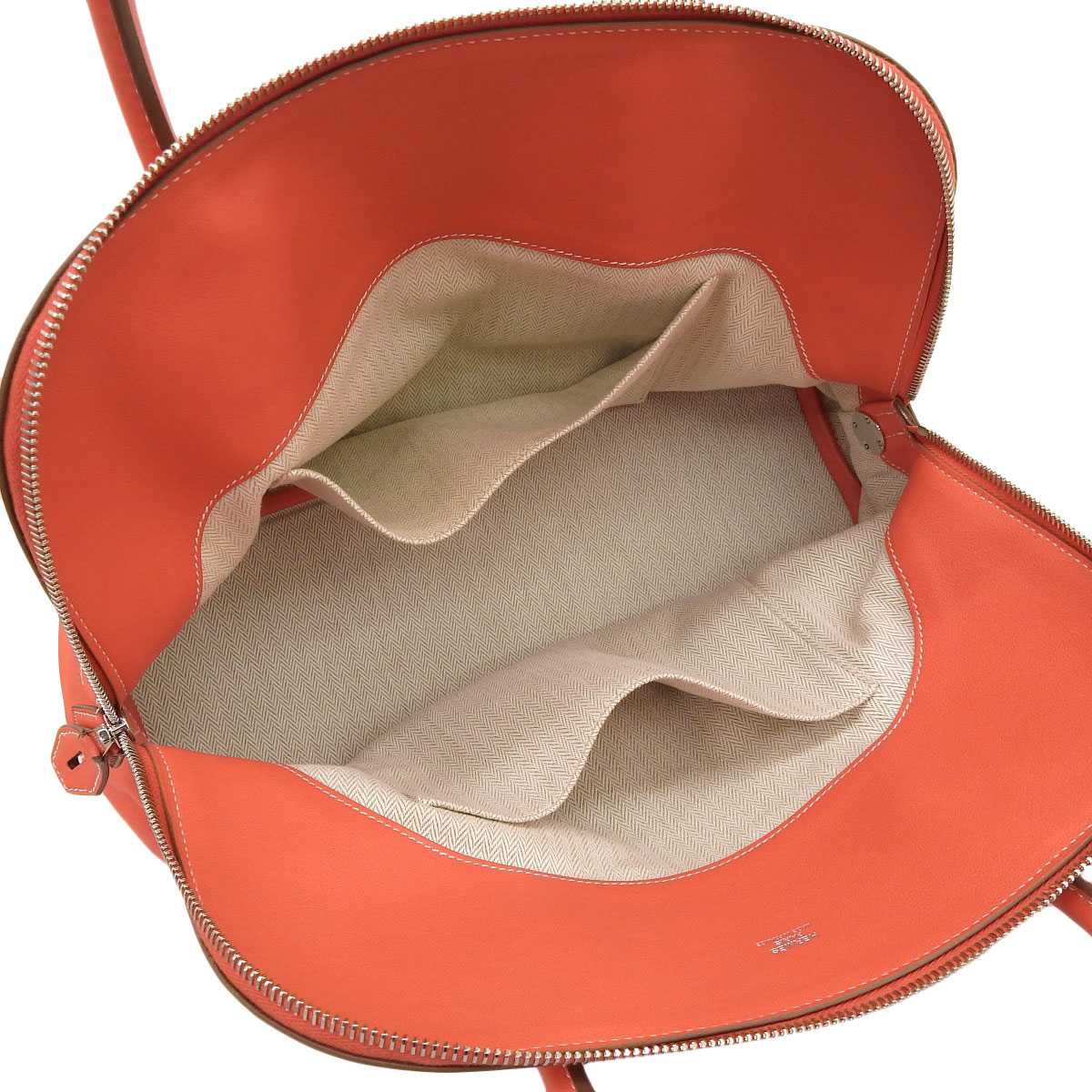 エルメス HERMES ボリードリラックス ハンドバッグ ヴォー ローズジャイプール レディース □P刻印2012年 8573