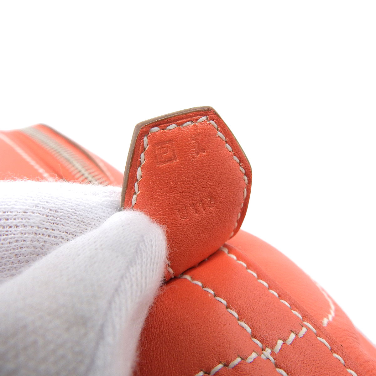 エルメス HERMES ボリードリラックス ハンドバッグ ヴォー ローズジャイプール レディース □P刻印2012年 8573