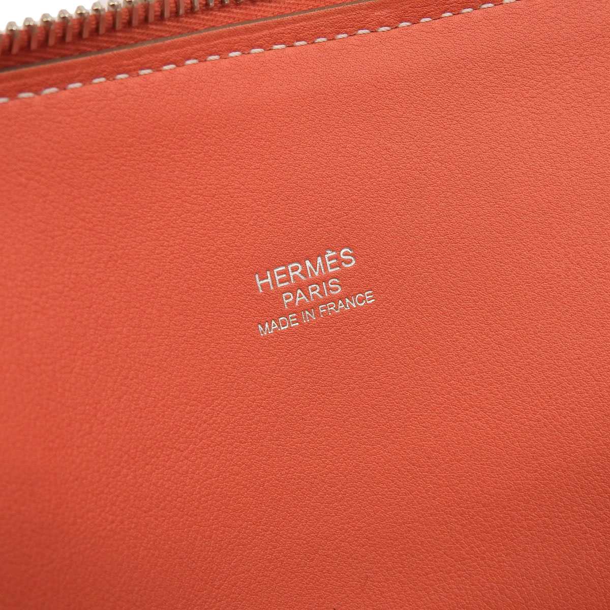 エルメス HERMES ボリードリラックス ハンドバッグ ヴォー ローズジャイプール レディース □P刻印2012年 8573