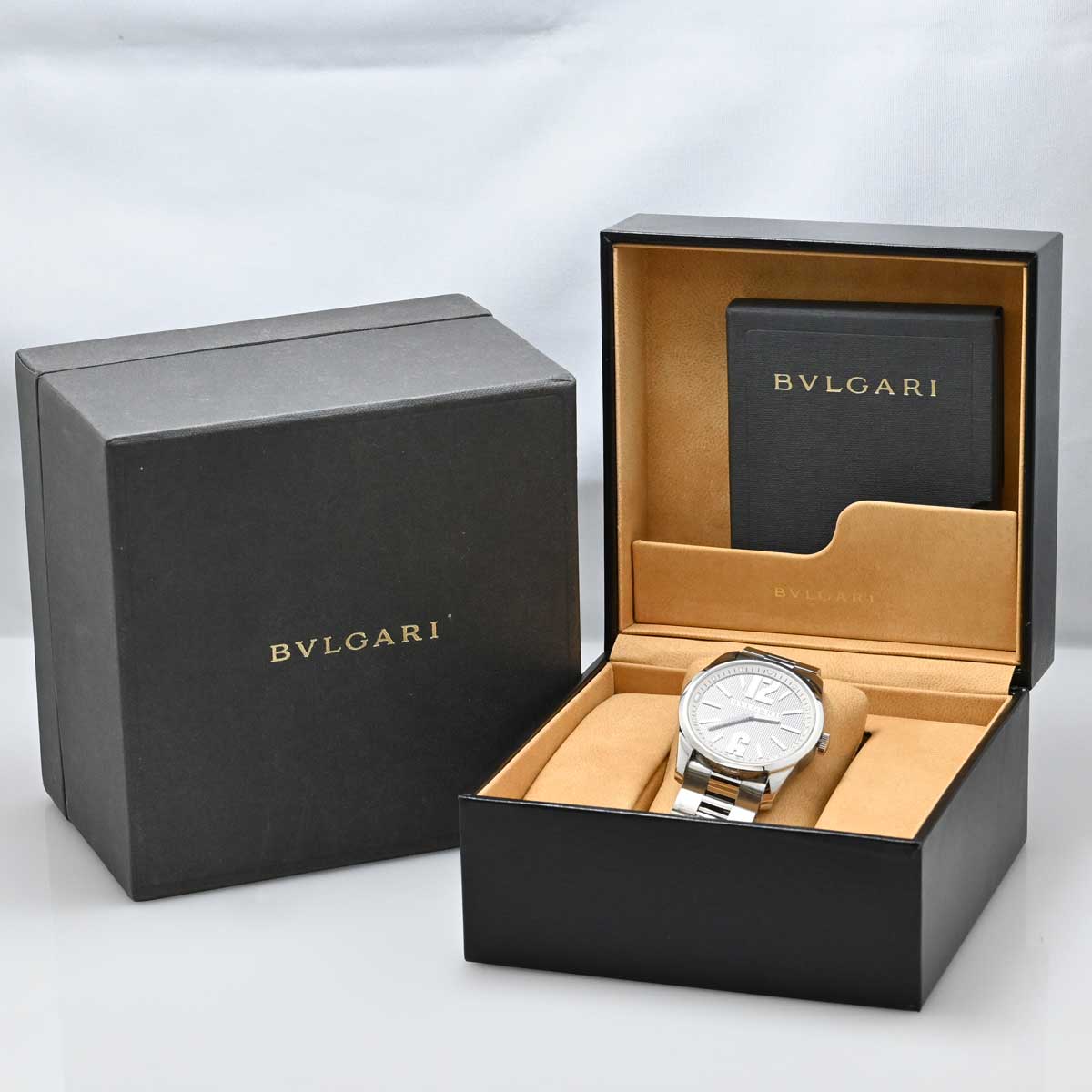 ブルガリ BVLGARI ソロテンポ ST42S クォーツ SS メンズ 3347