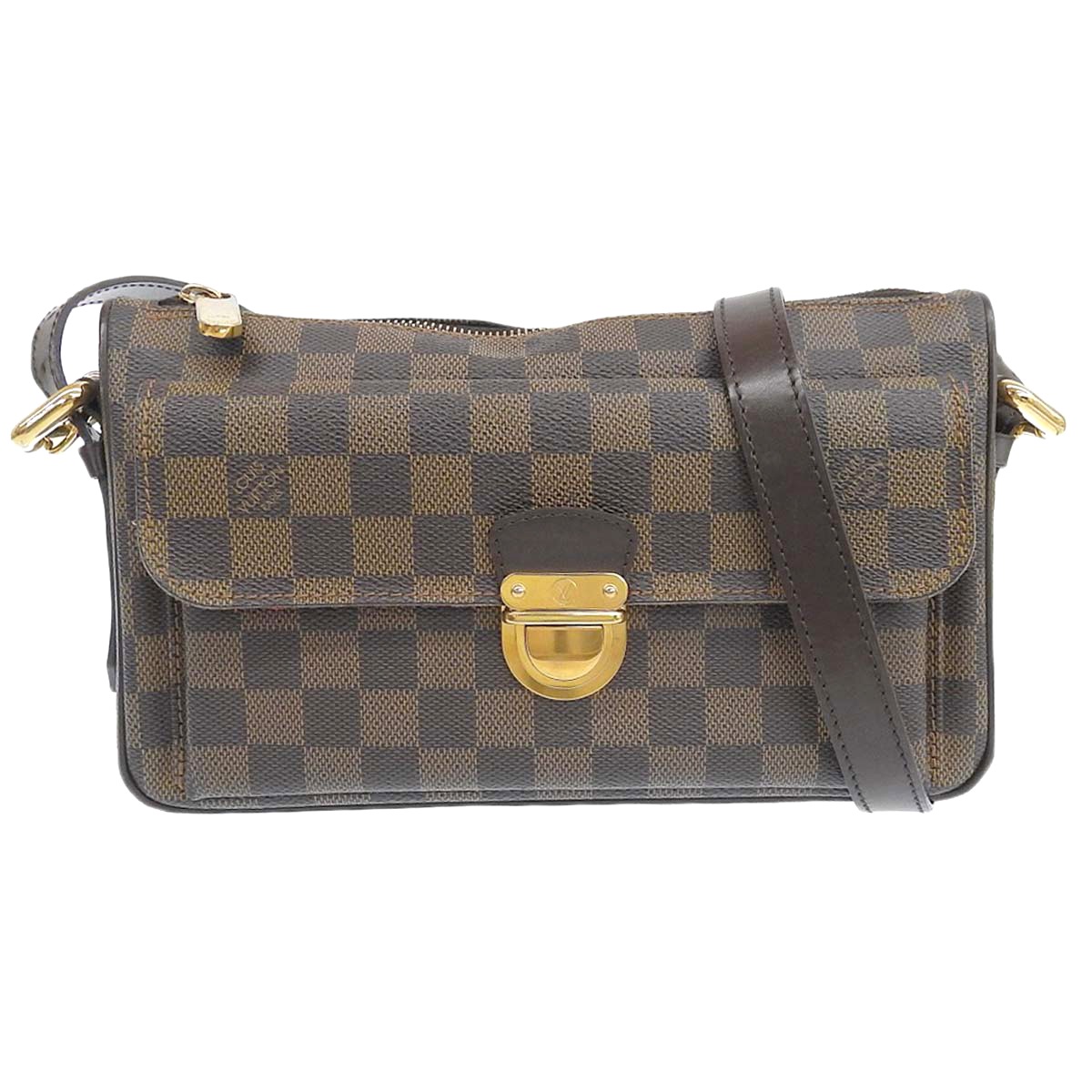 ルイヴィトン LOUIS VUITTON ダミエ ラヴェッロGM ショルダーバッグ エベヌ レディース N60006 4287