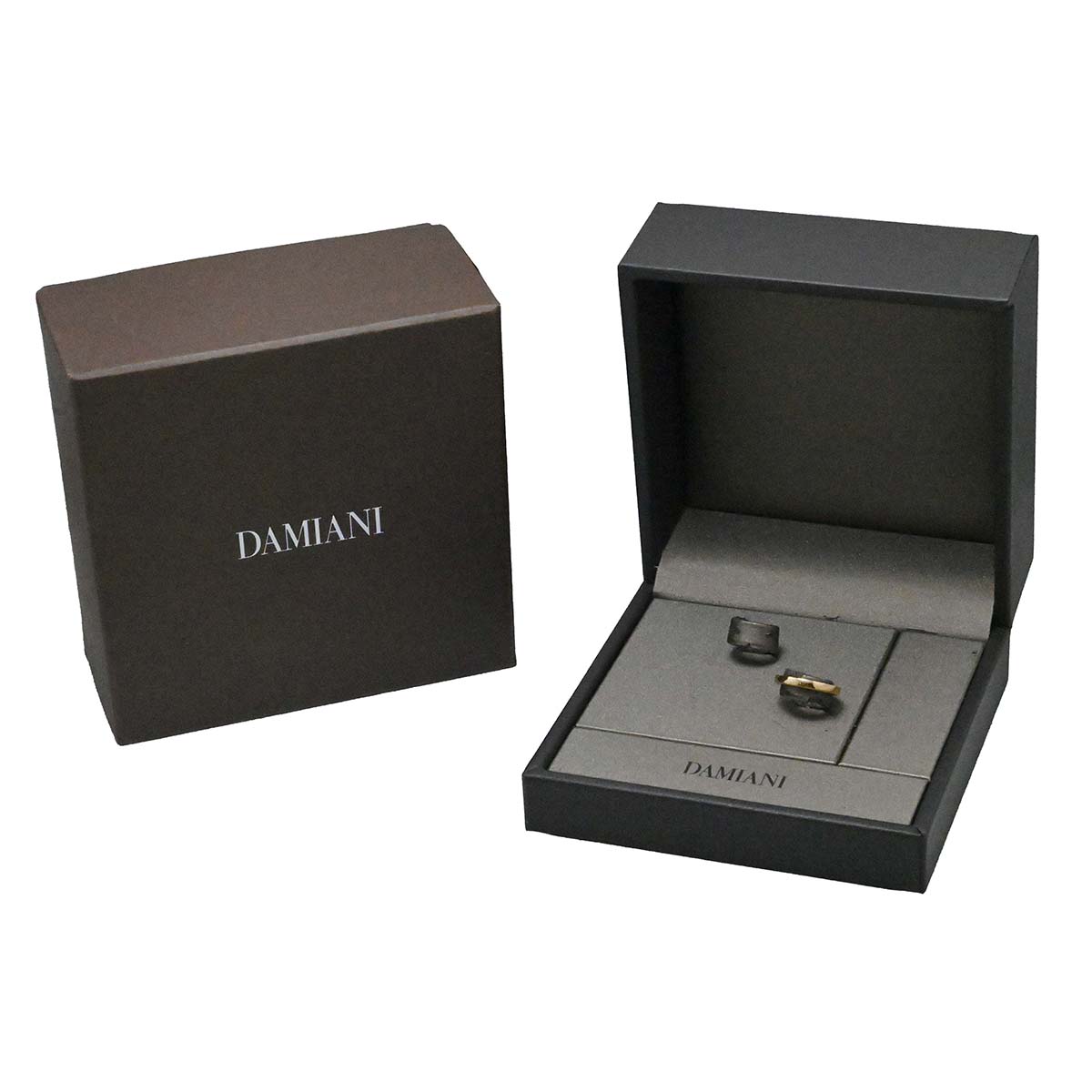 ダミアーニ DAMIANI 750PG ピンクゴールド Dサイド D.SIDE ダイヤ リング 8号 レディース  3668
