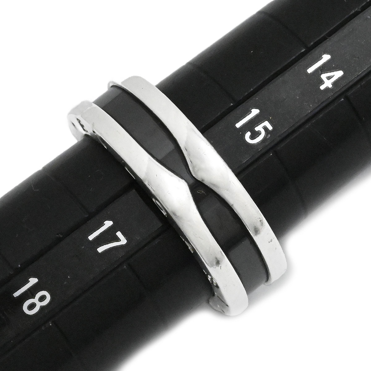 ブルガリ BVLGARI セーブザチルドレン ビーゼロワン B-ZERO1 リング SV925 シルバー セラミック サイズ57 メンズ レディース  3752