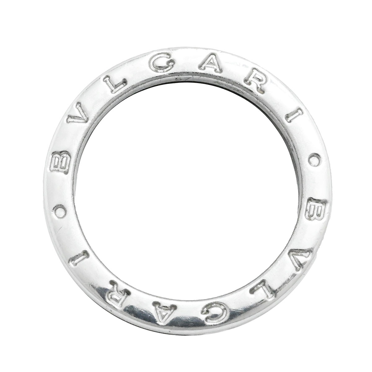 ブルガリ BVLGARI セーブザチルドレン ビーゼロワン B-ZERO1 リング SV925 シルバー セラミック サイズ57 メンズ レディース  3752