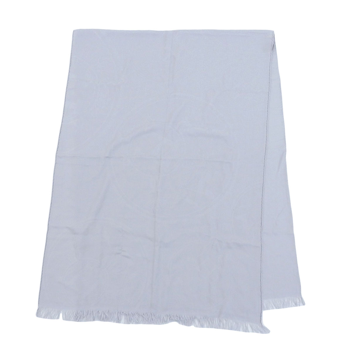 エルメス HERMES NEW LIBRIS ニューリブリス ショール シルク カシミヤ ライトグレー レディース 8726