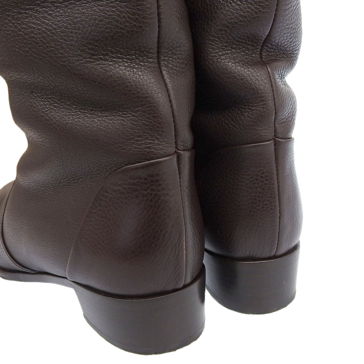 フェラガモ FERRAGAMO ブーツ レザー ブラウン 7C レディース 8892