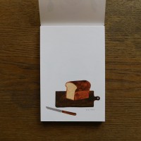 nishishuku 西淑　はがき箋　ポストカード　BREAD　パン|カード|ステーショナリー