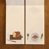 nishishuku 西淑　一筆箋　BREAD ブレッド　パン